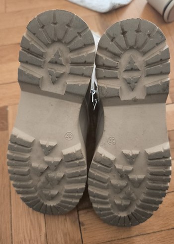 Pierre Cardin Bej Bağcıklı Kadın Dolgu Topuk Bot - Görsel 5