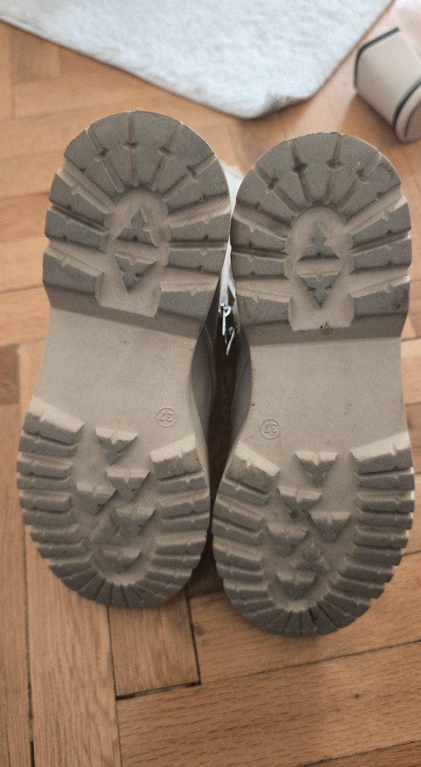 Pierre Cardin Bej Bağcıklı Kadın Dolgu Topuk Bot - Görsel 5