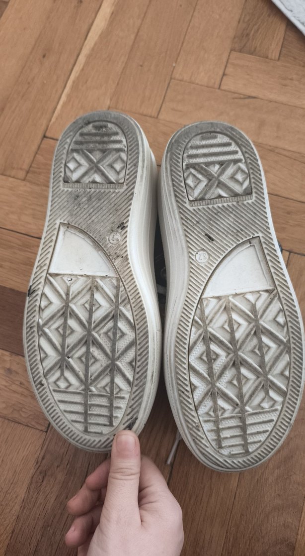 37 numara Kadın Siyah-Beyaz Bağcıklı Spor Ayakkabı - Görsel 4