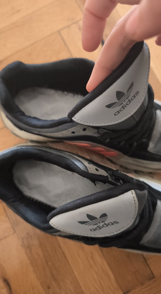 41 Gri Adidas Bağcıklı erkek Spor Ayakkabı - Görsel 2