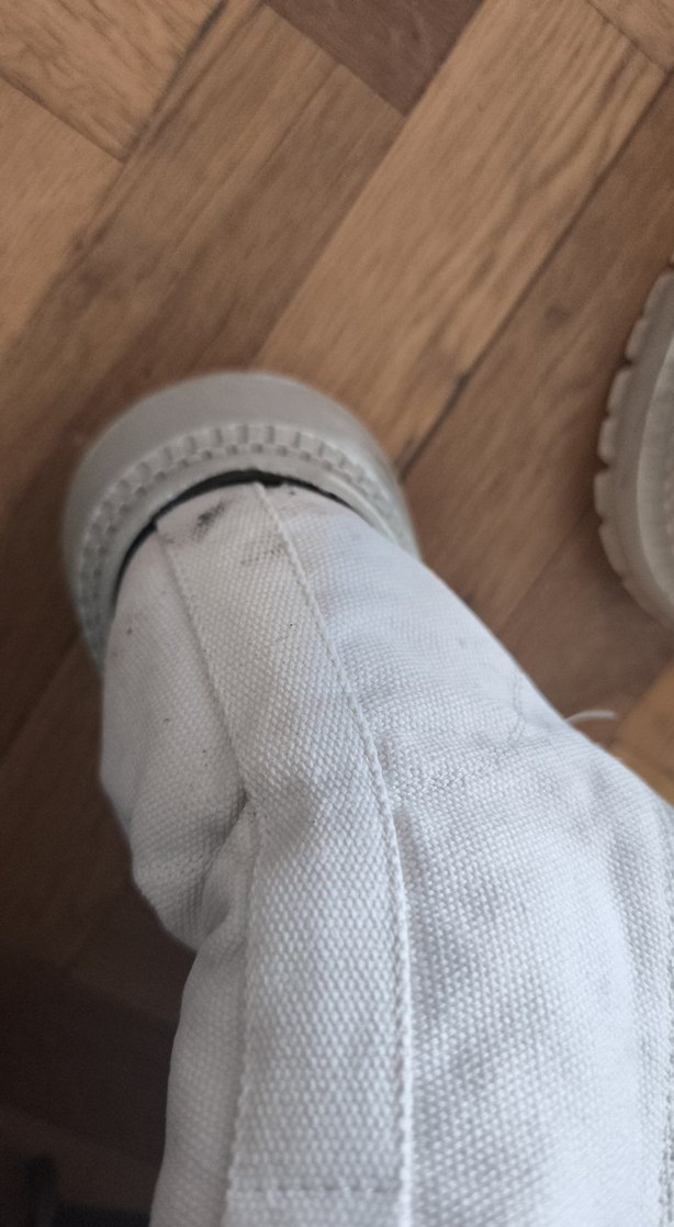 Twist 37 numara Bej Bağcıklı Kadın Botu, Kalın Topuklu - Görsel 4