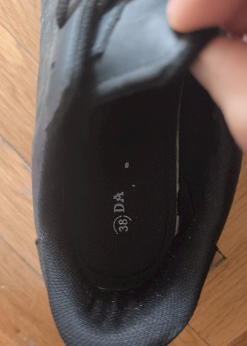 Siyah  Topuklu Kadın Spor Ayakkabı - Görsel 4