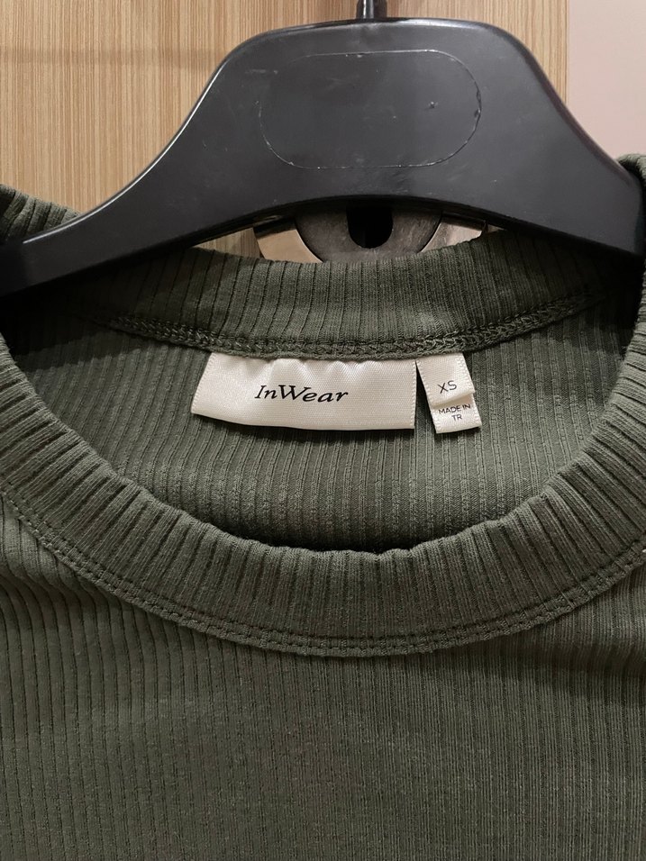 Haki Kısa Kollu Tişört - Görsel 2