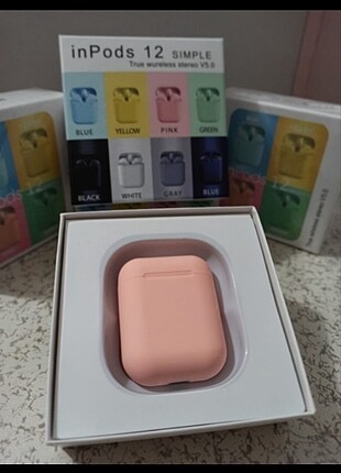 Airpods Bluetooth kulaklık yeni etiketli paketli ürün inpods12#a