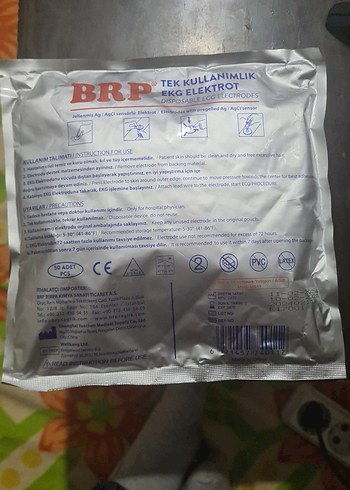 Tek Kullanımlık EKG Elektrot Pedi - 50 Adetli  30 paket - Görsel 2