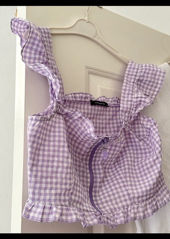 Trendyol & Milla Keten crop