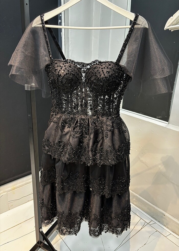 Siyah abiye - Görsel 3