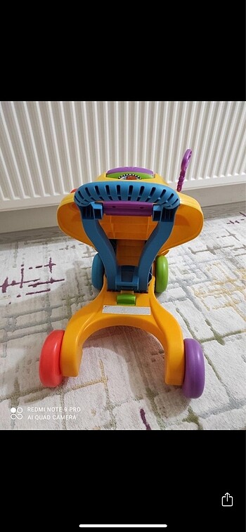 Diğer Beden sarı Renk Playskool Yürüteç ilk arabam