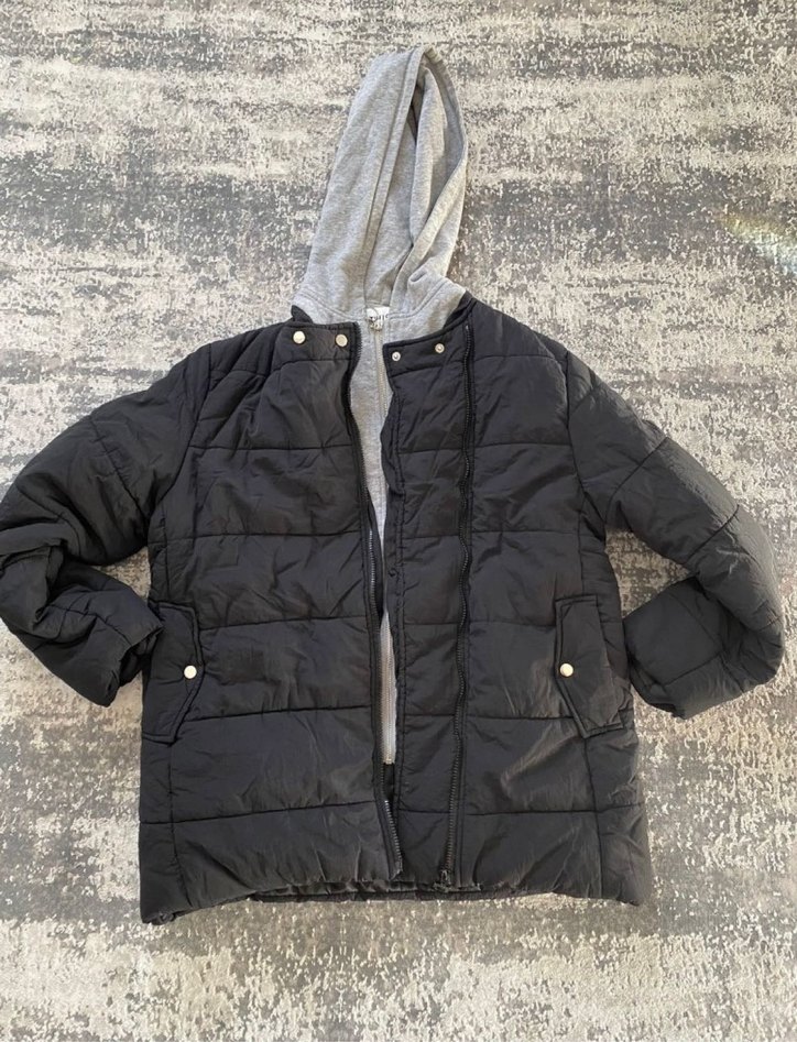 Twist Kapüşonlu, Fermuarlı Kadın Kışlık Mont - Görsel 2