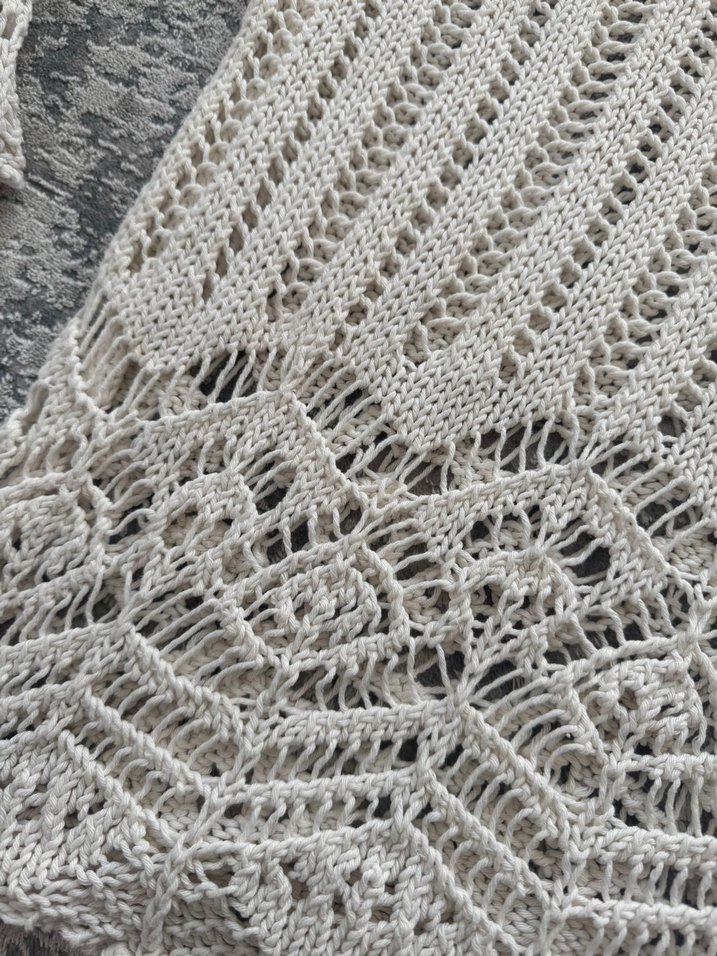 V Yaka Bohem Örgü Kadın Kazak - Görsel 2