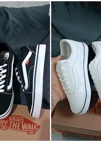 Beyaz Vans Stiletto Kadın Spor Ayakkabı