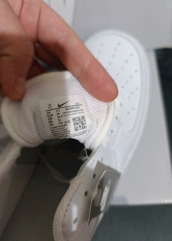 36 Beden beyaz Renk Beyaz Nike Air Force 1 Kadın Spor Ayakkabı