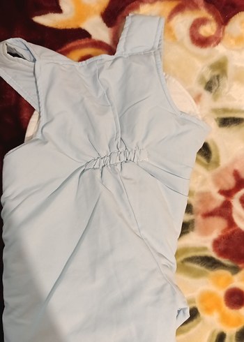 Düğmeli Bebek Erkek Mavi Polar Tulumu - Görsel 5