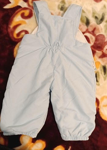 Düğmeli Bebek Erkek Mavi Polar Tulumu - Görsel 6