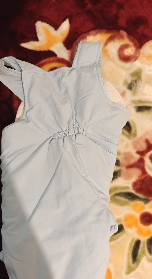 Düğmeli Bebek Erkek Mavi Polar Tulumu - Görsel 5