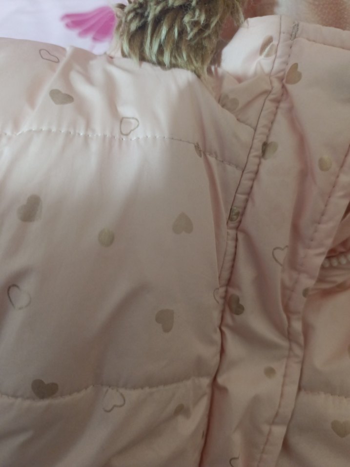 Kız Çocuk Kapüşonlu Kürklü Yelek - Görsel 5