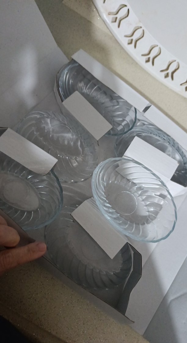 Beyaz Desenli 6 lı kayık kaşe - Görsel 5