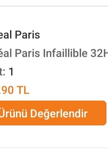 Beden Renk L'Oreal fondoten