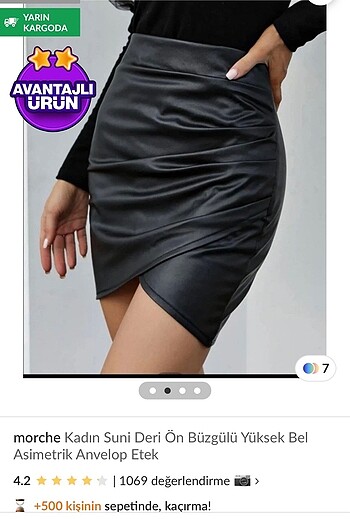 Diğer Mini deri etek