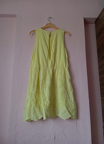 s Beden sarı Renk So french yazlık elbise 
