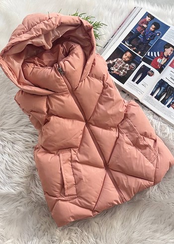 Fermuarlı Kapüşonlu Yeşil çocuk Yelek
5-14 yaş aralığında - Görsel 6