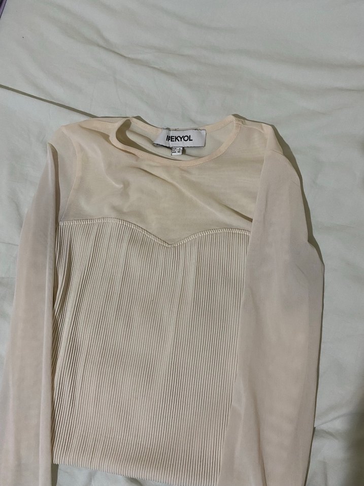 Transparan bluz - Görsel 2