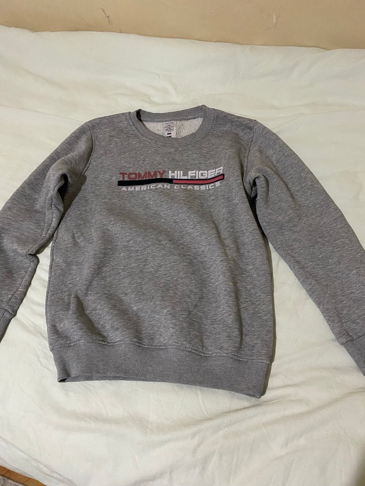 Tommy Hilfiger Gri  Sweatshirt - Görsel 2