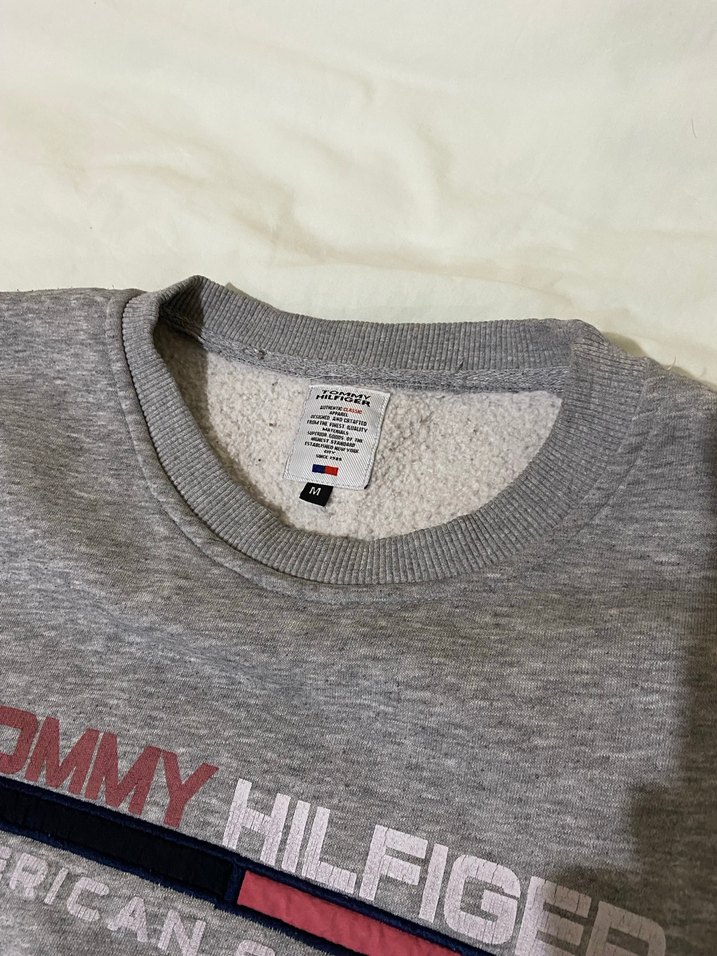 Tommy Hilfiger Gri  Sweatshirt - Görsel 3