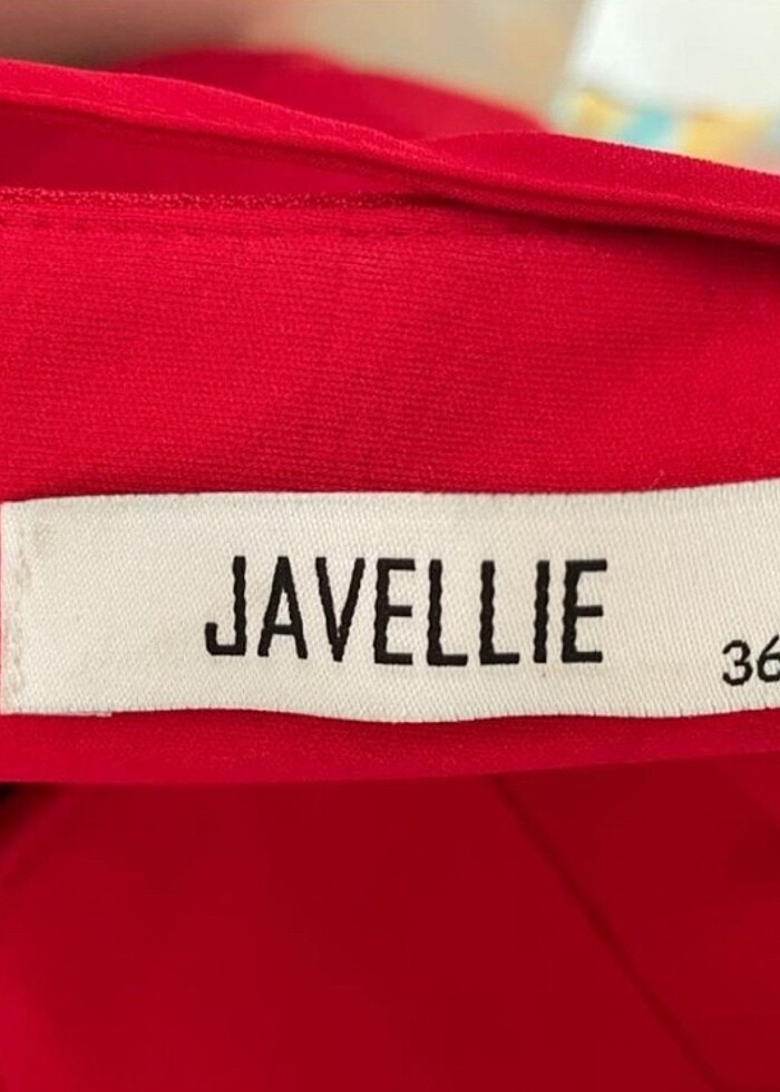 Kırmızı mini abiye elbise - Görsel 5