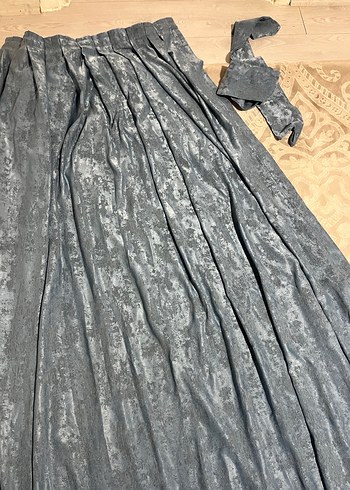 Gri Bohem Tarzı Perde - Görsel 2