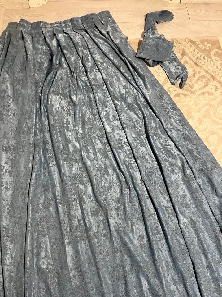 Gri Bohem Tarzı Perde - Görsel 2