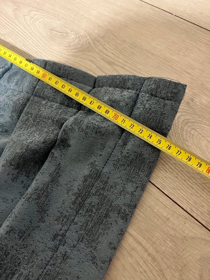 Gri Bohem Tarzı Perde - Görsel 3