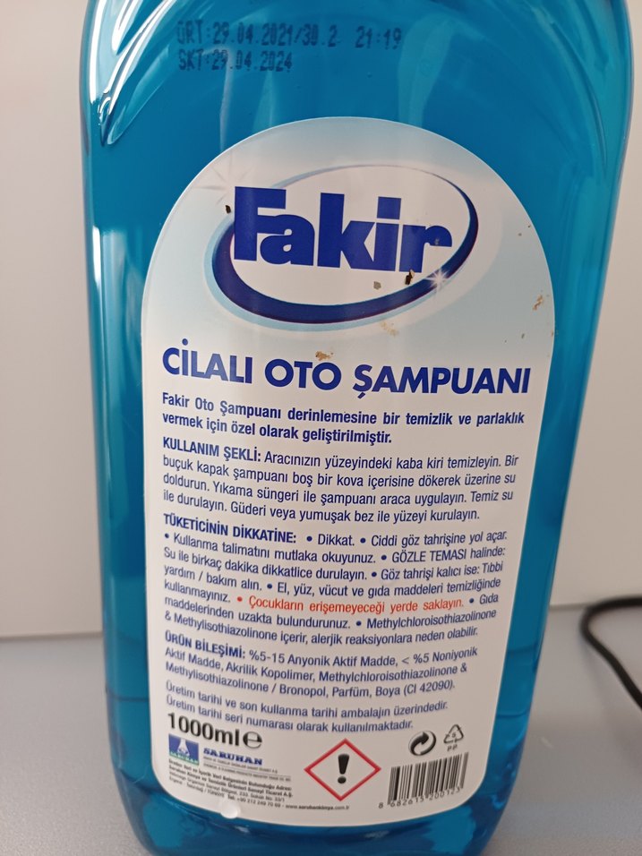 Fakir Cilalı Oto Şampuanı - Görsel 4