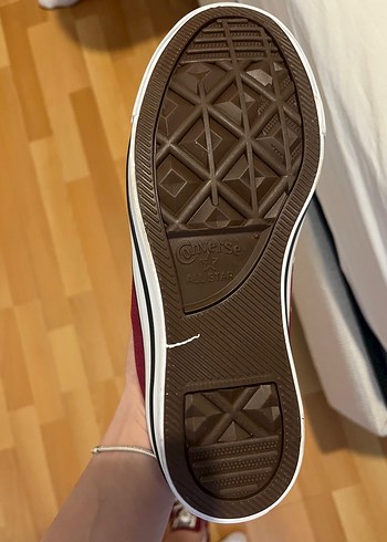 Converse Converse Orijinal Bordo Baskılı Kadın Spor Ayakkabı