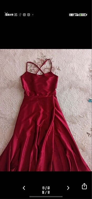xs Beden bordo Renk Elbise ????????