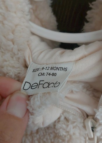 Kürklü Beyaz Bebek Tulumu - Görsel 3