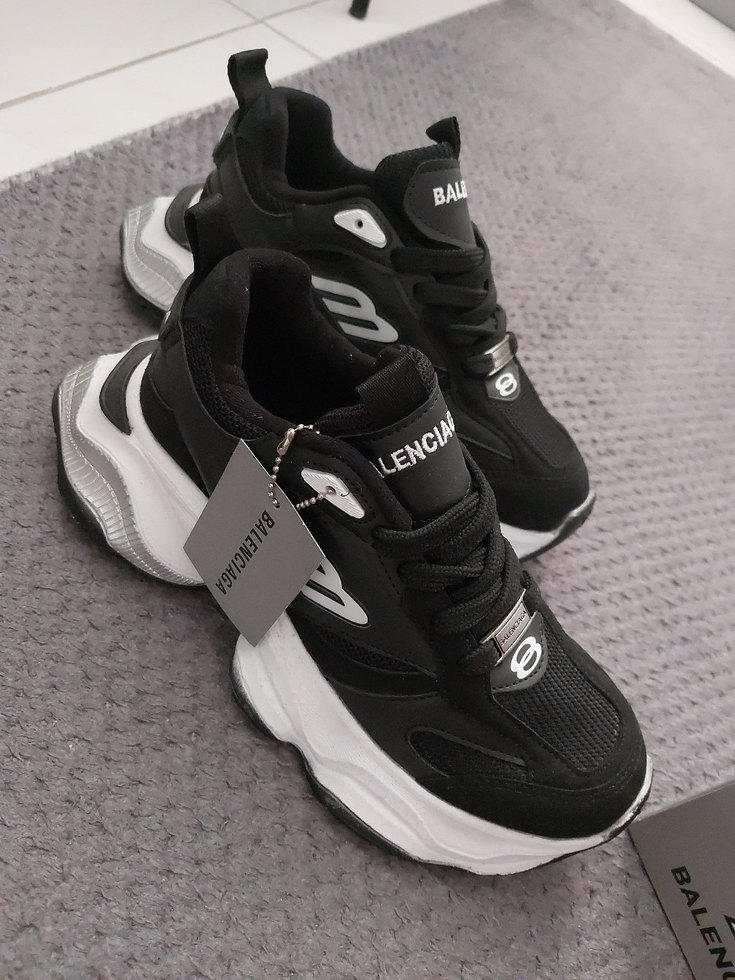 Balenciaga Siyah Kadın Spor Ayakkabı - Görsel 2