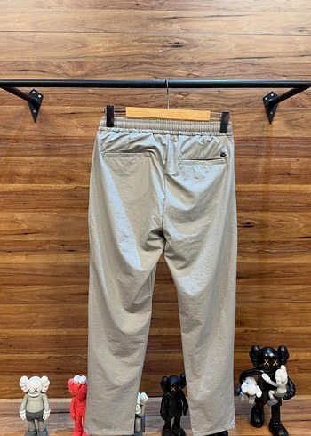 Gri Midi Erkek Kemerli Rahat Pantolon - Görsel 3