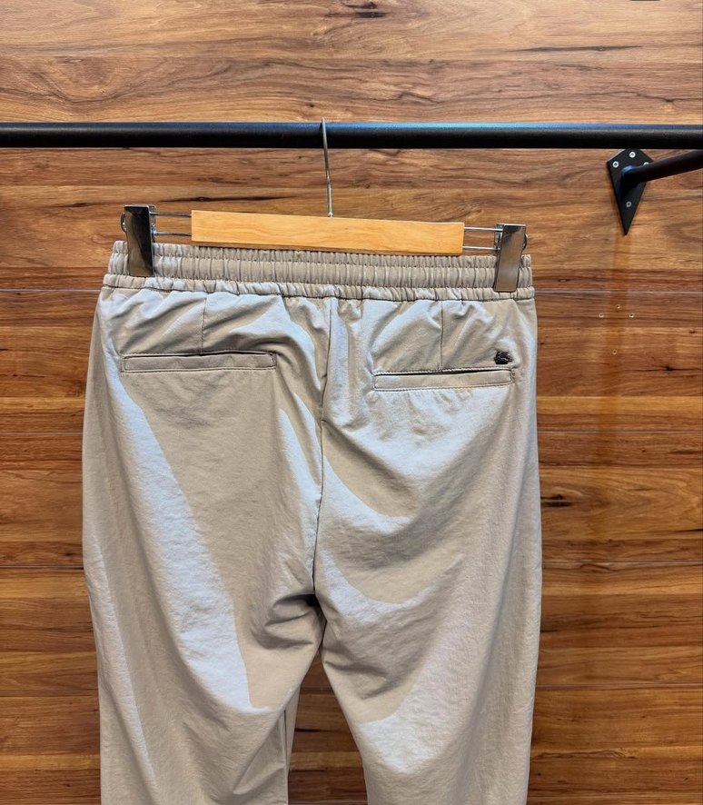 Gri Midi Erkek Kemerli Rahat Pantolon - Görsel 4