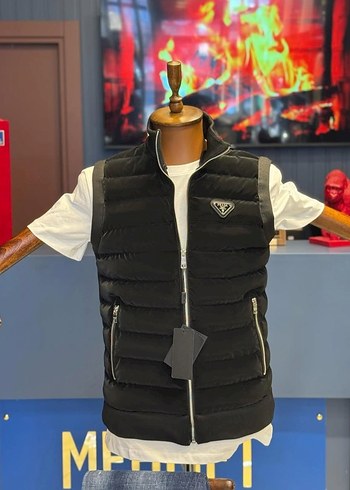 Siyah Fermuarlı Erkek Spor Yelek - Görsel 5