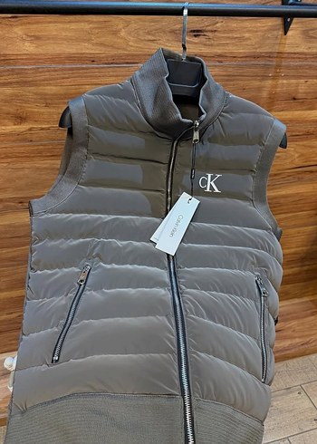 Kahverengi Fermuarlı Erkek Yelek - Görsel 3