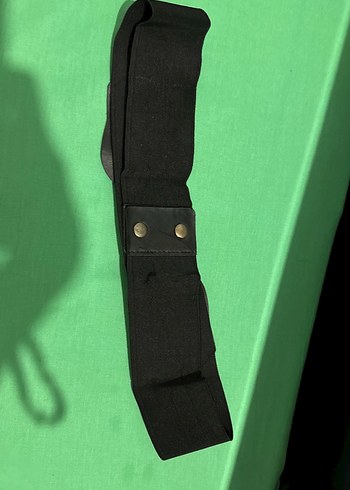 Siyah Gotik Deri Tokalı Kadın Kemer - Görsel 3