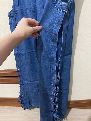 xs Beden Denim elbise