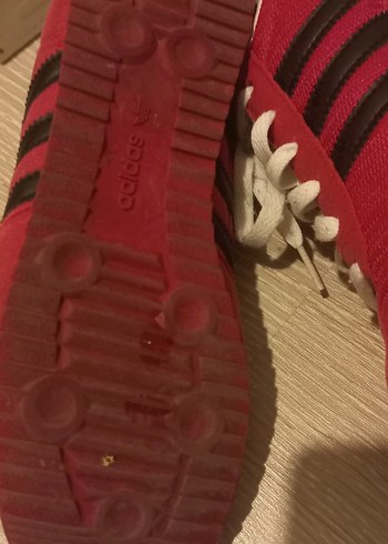 38 Beden kırmızı Renk Kırmızı Adidas Bağcıklı Kadın Spor Ayakkabı