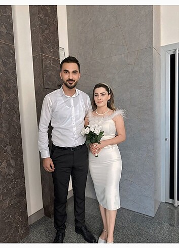 m Beden beyaz Renk Elbise