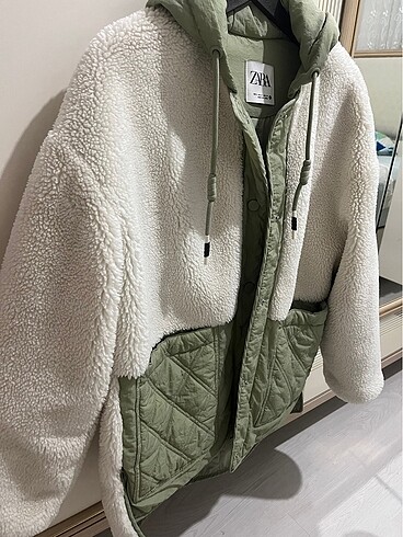 s Beden Orijinal zara peluş mont