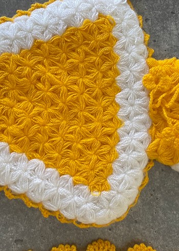 Renkli El Örgüsü Banyo Süngeri Banyo Lifi - Görsel 3