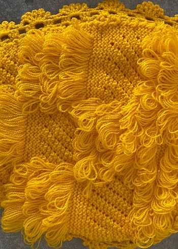 Renkli El Örgüsü Banyo Süngeri Banyo Lifi - Görsel 2