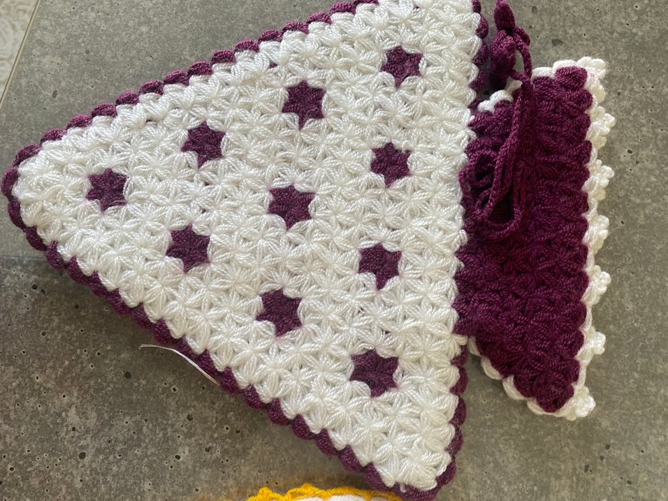 Renkli El Örgüsü Banyo Süngeri Banyo Lifi - Görsel 4