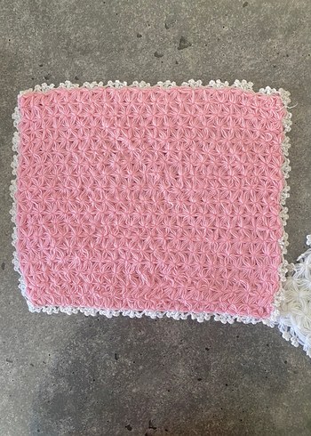 Renkli Örgü Banyo Süngeri Seti Örgü Lif - Görsel 4